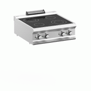 Fourneau professionnel electrique 4 plaque vitrocéramique a poser d... - PVC77T