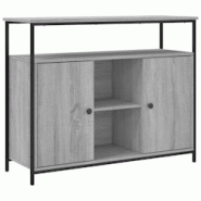 Helloshop26 - Buffet bahut commode armoire meuble de rangement organisateur cuisine salle de séjour salon sonoma 100 x 35 x 80 cm 02_0036252 - 300021 Helloshop26 - Buffet bahut commode armoire meuble de rangement organisateur cuisine salle de séjour salon sonoma 100 x 35 x 80 cm 02_0036252 - 300021