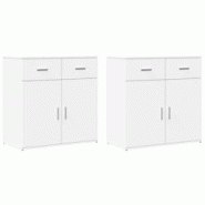 Helloshop26 - Buffet bahut commode armoire meuble de rangement organisateur cuisine salle de séjour salons lot de 2 79 x 38 x 80 cm 02_0036685 - 3000 Helloshop26 - Buffet bahut commode armoire meuble de rangement organisateur cuisine salle de séjour salons lot de 2 79 x 38 x 80 cm 02_0036685 - 3000