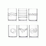 Ichendorf - Ensemble de 6 verres à verre d’eau DECO Clear - 8032397020530 Ichendorf - Ensemble de 6 verres à verre d’eau DECO Clear - 8032397020530