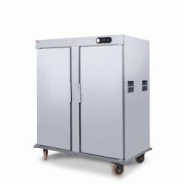 Romux® Armoire Chauffante sur Roues à 2 Portes 154x93 cm - Chariot Chauffant avec 22 Bacs GN 1/1, Température 0/100°C, 5,24 kW Romux® Armoire Chauffante sur Roues à 2 Portes 154x93 cm - Chariot Chauffant avec 22 Bacs GN 1/1, Température 0/100°C, 5,24 kW