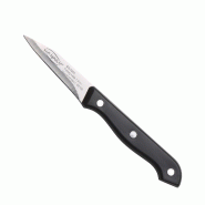 San Ignacio - Couteau Éplucheur (7.5 cm) en Acier Inoxydable (Toledo) - noir inox Q2957