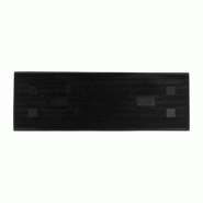 Tapis de bar noir antidérapant (L)610 × (P)200 mm