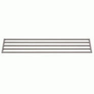 Étagère inox murale ajourée (L)2000 x (P)400 mm, support non inclus Étagère inox murale ajourée (L)2000 x (P)400 mm, support non inclus