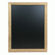 Ardoise menu murale - cadre bois - mini format - dimensions 430x330 mm - écriture sur 2 faces_0