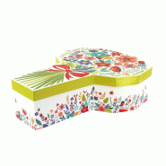 Boite carton forme bouquet Primavera 27x29/9 - Boite carton forme bouquet Primavera 27x29/9 -