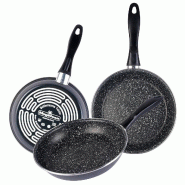 Ensemble de 3 poêles (18/20/24cm) Magefesa K2 Gransasso en acier émaillé - acier 8427267182058