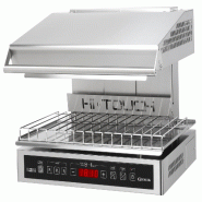 GIORIK - Salamandre plafond mobile, commandes électroniques programmables, 3 foyers, surface de cuisson 560x358, compatible GN 1/1 - ST30 - 124349