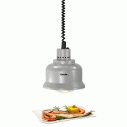 Lampes chauffantes rétractables buffets et comptoirs Argent | Bartscher - 114278