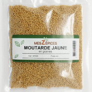 MesZépices - Moutarde jaune en graines - Sachet de 50 g - 3662310007468