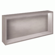 Présentoir Cage béton avec LED 86x14,5x38,4cm