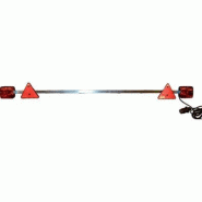 Rampe extensible de signalisation - 1m à 1.60m - 7.50m de câble - Pour tondeuses et mini-engins Rampe extensible de signalisation - 1m à 1.60m - 7.50m de câble - Pour tondeuses et mini-engins