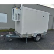 Remorque frigorifique surgelée simple essieu 1300kg - Arno 19 - Dimensions intérieures 2m30 x 1m20 x 1m67 Remorque frigorifique surgelée simple essieu 1300kg - Arno 19 - Dimensions intérieures 2m30 x 1m20 x 1m67