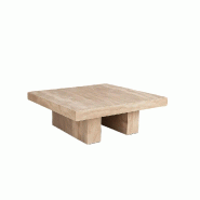 STELLAMEUBLES Table basse MURCIA en Travertin - 3667335112173