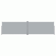 VidaXL Auvent latéral rétractable 160x600 cm Gris Modèle Boréal Modern - gris 42180