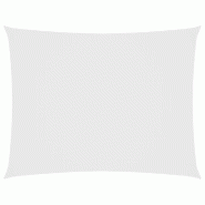 VidaXL Voile de parasol tissu oxford rectangulaire 2,5x4 m blanc Modèle Patio Urbain Chic - blanc 135262