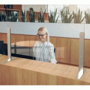 Vitre de protection en verre-securit® Vitre de protection en verre-securit®