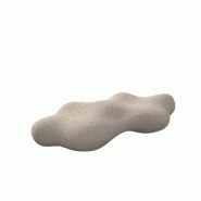 Banc design finition mat LAVA - granit crème