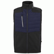 Cepovett - Gilet de travail sans manches matelassé PIRIN Bleu Marine / Noir Taille L - L bleu 3603624429676