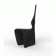 Chaise design in & out BIOPHILIA - noir