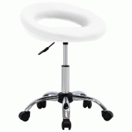 Chaise pivotante à manger Blanc Similicuir Modèle Orion Master Ligne - 3085829