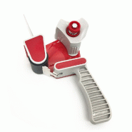 Dévidoir dérouleur pistolet avec frein pour adhésif 50 mm "spécial emballage et déménagement" - D-Work - gris plastique 3664100207577