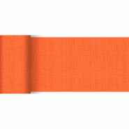 DUNI - Chemin de table airlaid Bio-Dunicel 0.15x20m Linnea Sun Orange - 6x1 = 6 pièces - orange Matériau naturel 223712