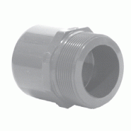 Embout d'adaptation ABS M/F à coller, fileté - 16x12x3/8" PN 10 - Référence : 0711151331