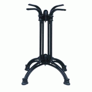 Emh Pied de table bistrot fonte ÉLÉGANCE H72 cm – base 4 branches - noir fonte BISPIEDH72FONTELEGAN