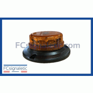Gyrophare à led mj12 orange embase iso standby mercura 32567-00 Gyrophare à led mj12 orange embase iso standby mercura 32567-00