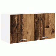 Helloshop26 - Armoire suspendue moderne avec grand espace de rangement 80 x 31 x 40 cm en bois d'ingénierie bois ancien 02_0053231 - Bois massif 3000