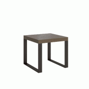 Itamoby Table extensible Tecno Premium 90/246x90 cm avec pieds gris et anthracite - beige multi-matériau VE900TATECPRE-TT-AN