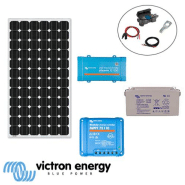 Kit solaire 140w 12v 230v victron pour site autonome