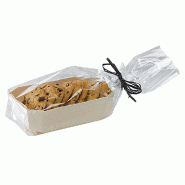 Moule en bois avec caissette pains spéciaux 750ml - par 20 - Naturel et brun