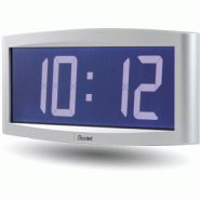 Horloge numérique LCD Opalys 7 - 230V - AFNOR - Boitier aluminium - BODET