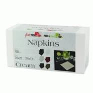 Packnwood FHC - 200 pièces - Serviettes cocktail coton crème 20x19,52 cm - textile - 145gsm - recyclables Packnwood FHC - 200 pièces - Serviettes cocktail coton crème 20x19,52 cm - textile - 145gsm - recyclables