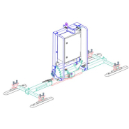 Palonnier  à ventouses pour panneaux sandwichs 400kg modèle « CG CLASSIC »