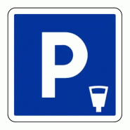 Panneau C1c - Parc de stationnement payant