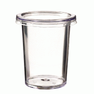Pot Authentik (couvercle non inclus) SAN (Plastique) réemployable 140ml - par 96