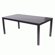 Table de jardin extensible compact 180/240x95x75cm – MTF – aluminium – 2nab3125
