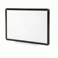 Tableau blanc laqué cadre noir Noir