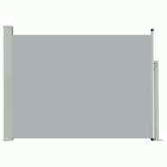 VidaXL Auvent latéral rétractable de patio 120x500 cm Gris Modèle Brise Marine - gris 48392