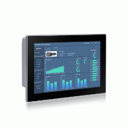 Panel PC industriel fanless 12.1 pouces 16:10 WXGA pour HMI, supervision et automatisation - EVI-12WAC-12th - Intel Core 12e génération