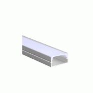Alcapower Kit Profilé Linéaire En Aluminium Pour Bande Led 220V Avec Couvercle Opaque 2M, 4 Capuchons Et 4 Supports - blanc 8059174955267