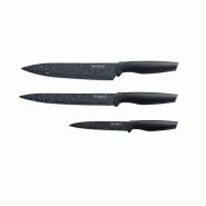 Ensemble de couteaux 3 pièces Noir Royalty Line RLBMB3 - 9120058346170