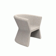 Fauteuil design in & out PAL - écru granit