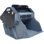 Godet concasseur mâchoires pour pelles de 4 à 50 tonnes pour inertes gravier pierres naturelles_1