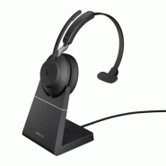 Jabra Evolve2 65 Casque Sans fil Arceau Bureau/Centre d'appels USB Type-C Bluetooth Noir