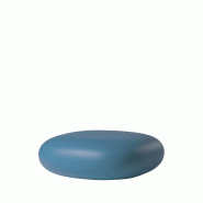 Pouf in & out Chubby Low - bleu