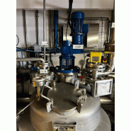 Réacteur justinox atex inox 316l 370 litres d'occasion avec demi tige et isolation thermique - référence                        :                         c9681